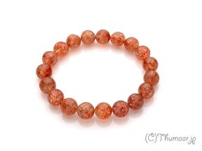 鑑別書付き】高品質タイチンルチルクォーツのブレスレット