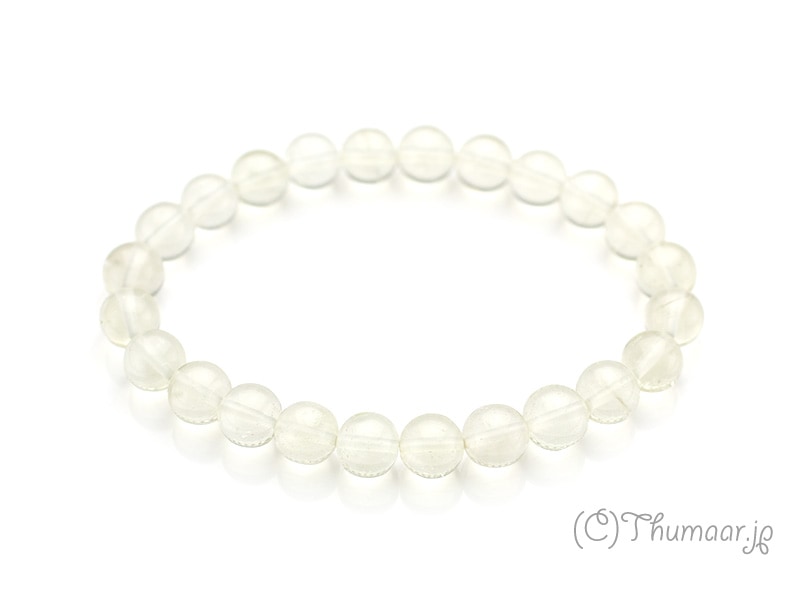 リビアングラス　8mm 鑑別書付き 鑑別書付き・最高品質リビアングラスのブレスレット【8mm