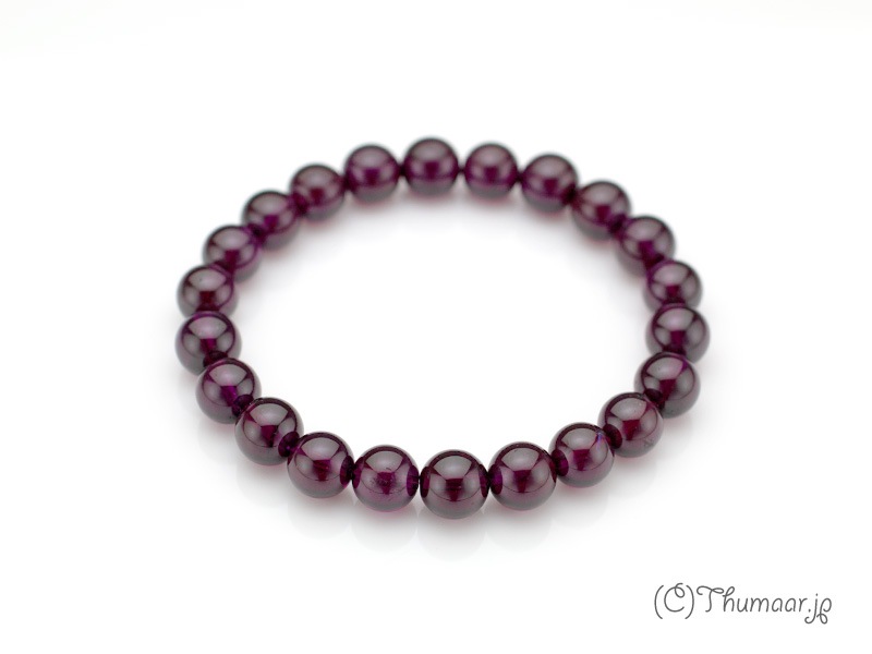 ロードライトガーネットのブレスレット【8mm】｜パワーストーンの通販