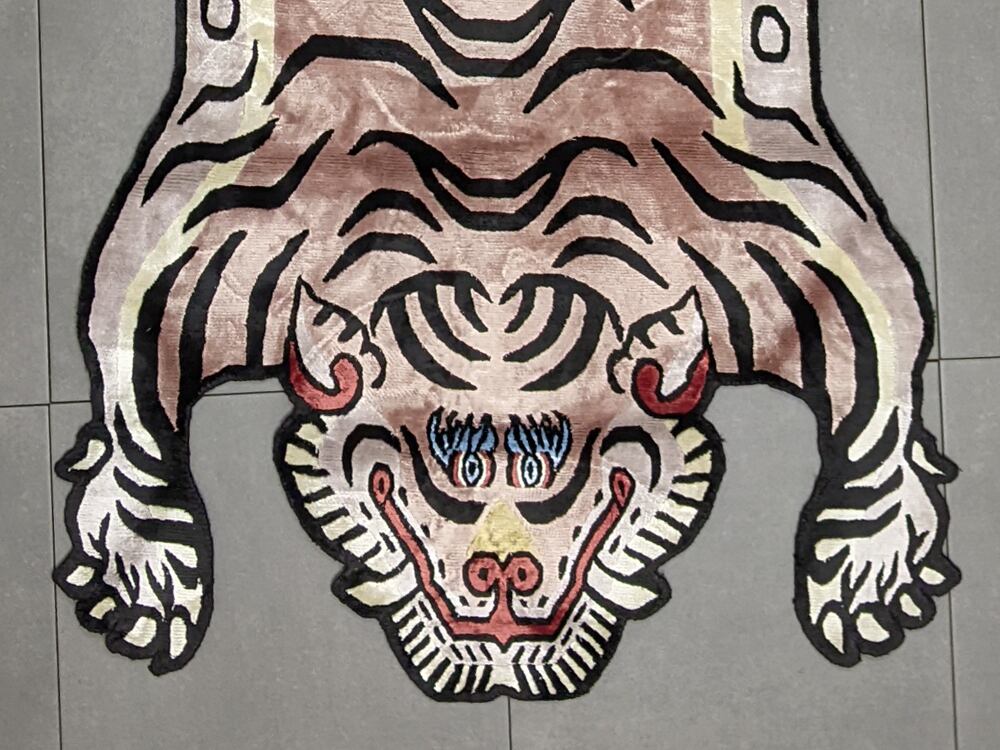 SALE『本物』 シルク　チベタンタイガー　Lサイズ　約156センチ　36 SALE『本物』 シルク チベタンタイガー Lサイズ 約156センチ 36