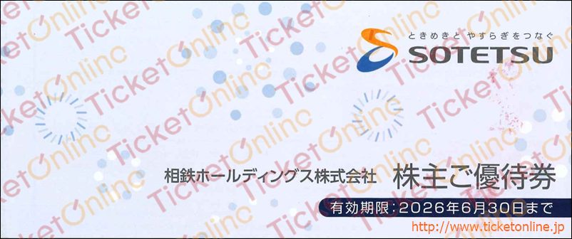 相鉄ホールディングス株主優待券（横浜ベイシェラトン割引/相鉄ジョイナス駐車券など）1冊　～26年6月