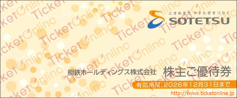 相鉄ホールディングス株主優待券（横浜ベイシェラトン割引/相鉄ジョイナス駐車券など）1冊　～26年12月