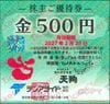 テンアライド株主優待（500円）1枚　～27年2月　