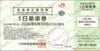 JR九州　株主優待鉄道割引券（1日乗車券）1枚　～26年6月　