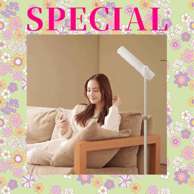 ※【009】＜QUADS＞BISARA Light（ハンズフリースタンドヘアドライヤー/BSR001WH）
