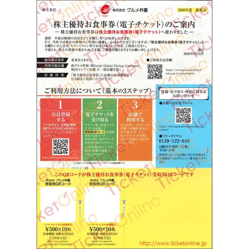 食事券 食事割引券｜株主優待券のお得な買取・販売ならチケットオンライン