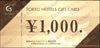 東急ホテルズ＆リゾーツ　TOKYU　HOTEL　GIFT　CARD（1000円）1枚　