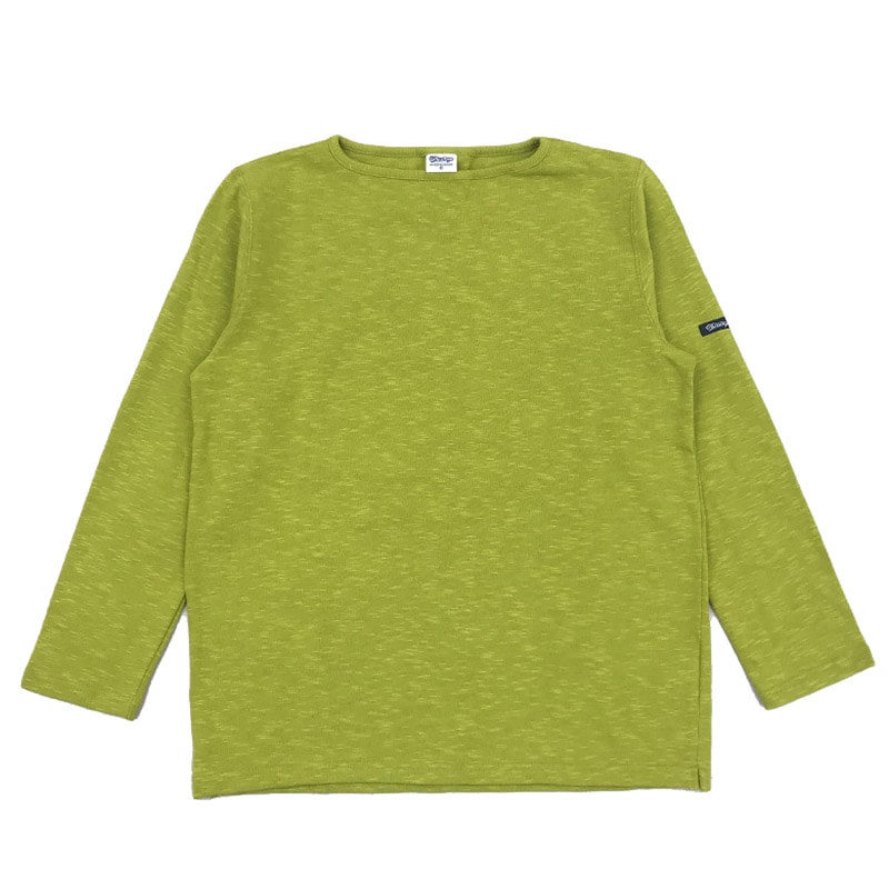 Tieasy Authentic Classic te001 HDCS BOATNECK BASQUE SHIRT LIME