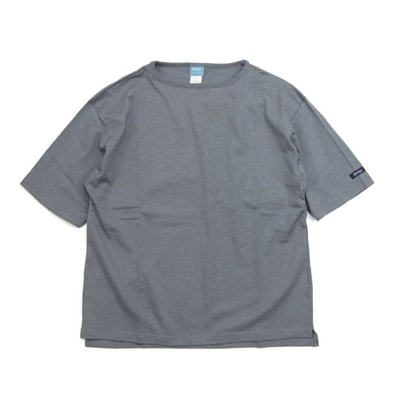 te001SS-LGT-BG HDCS LIGHT BIG BOAT NECK T DEAN GREY