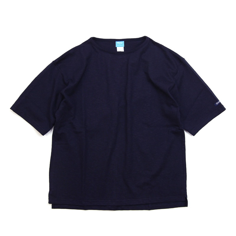 te001SS-LGT-BG HDCS LIGHT BIG BOAT NECK T DK NAVY