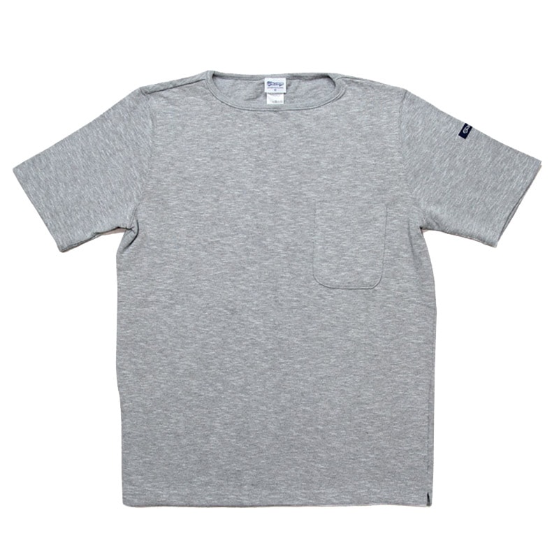 te001SSPK HDCS POCKET S/S BASQUE SHIRT MIXGREY