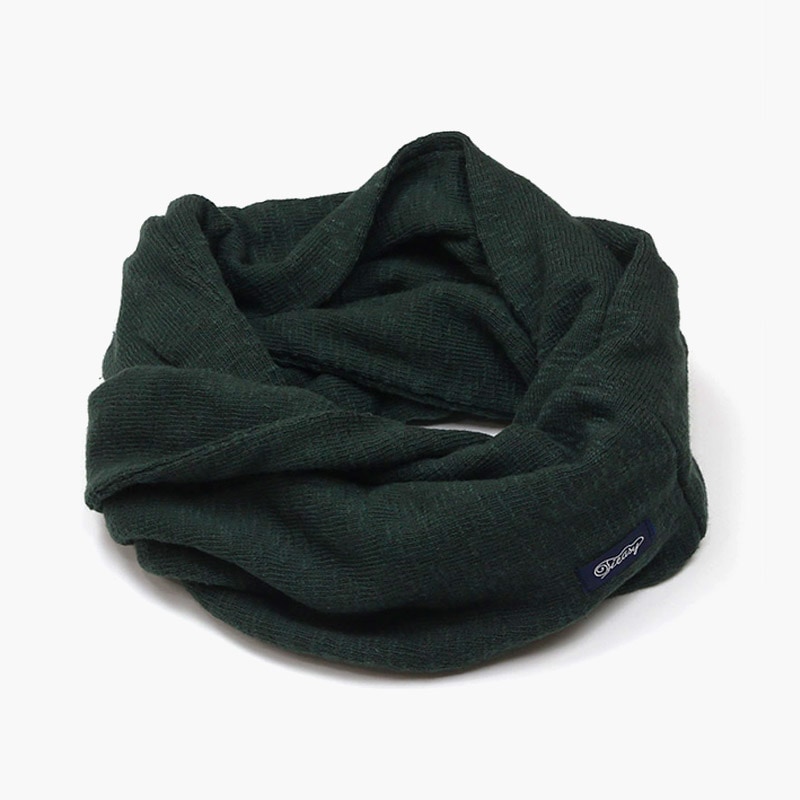 te0022snd DOUBLE FACE SNOOD DK FOREST