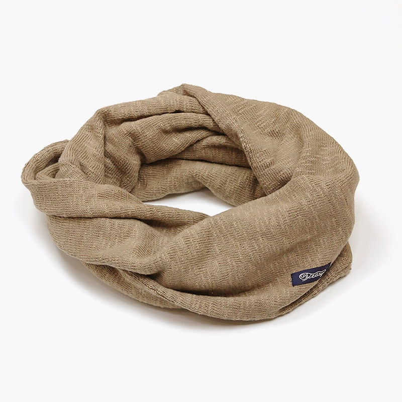 te0022snd DOUBLE FACE SNOOD MOCA