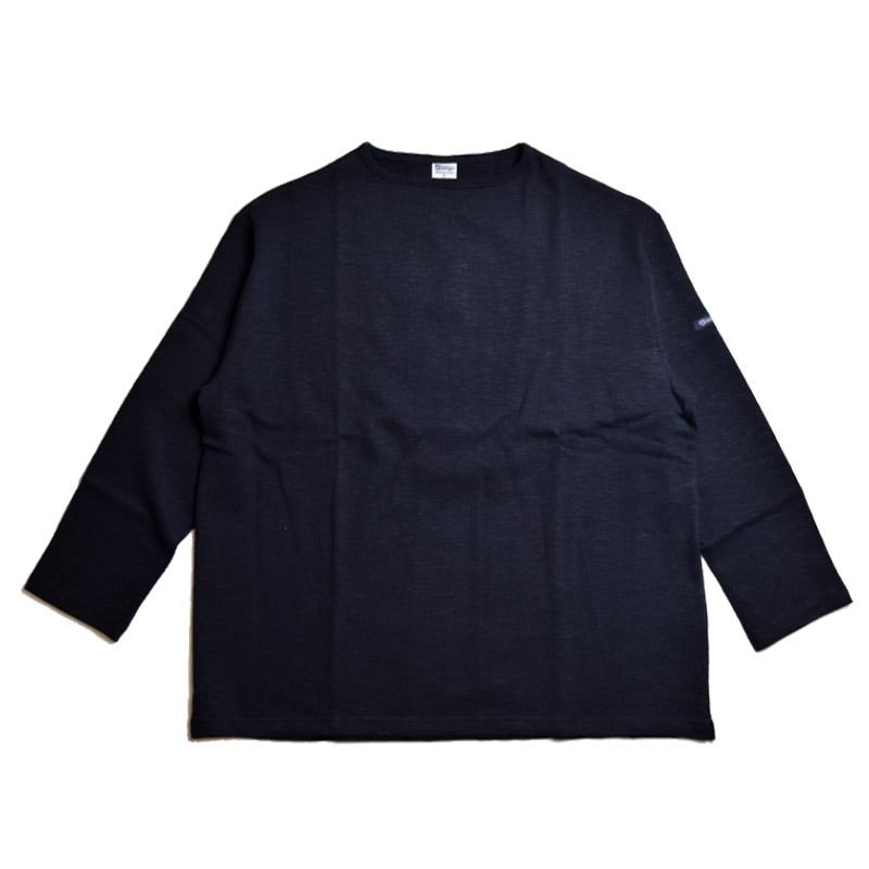 te001bg HDCS BIG BOATNECK SHIRT DK NAVY