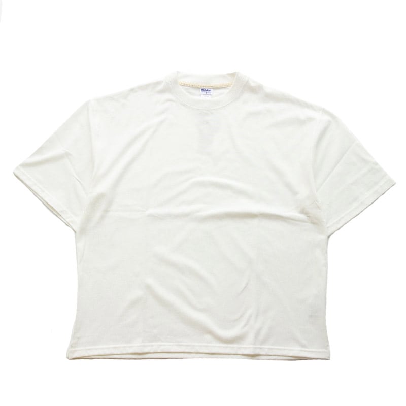 te500BG TIEASY SUMMER KNIT BIG T-SHIRTS WHITE