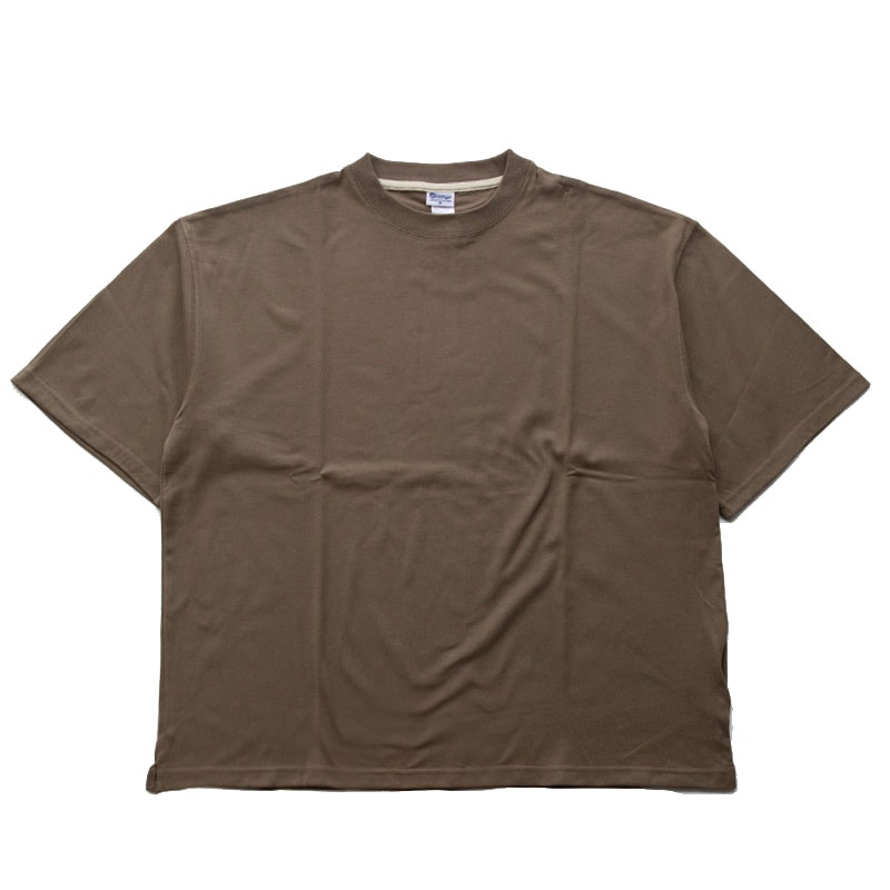 te500BG SUMMER KNIT BIG T-SHIRTS LT MOCA