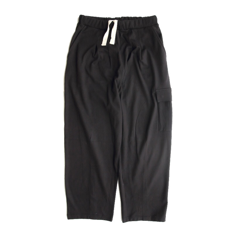 te500cg TIEASY SUMMER KNIT CARGO PANTS BLACK