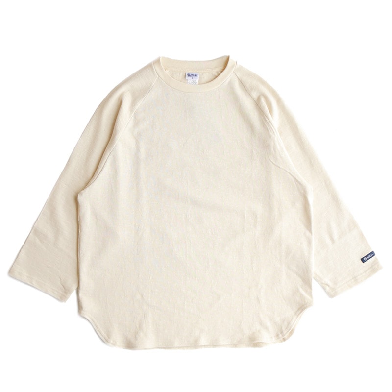 te001CR34 HDCS RAGLAN 3/4 CREW-T NATURAL
