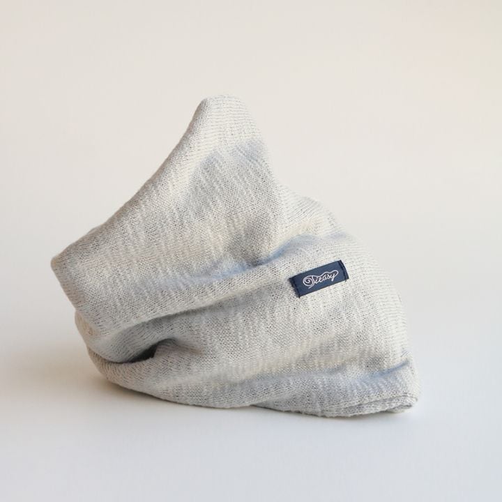 te0022snd DOUBLE FACE SNOOD CLEAR BLUE