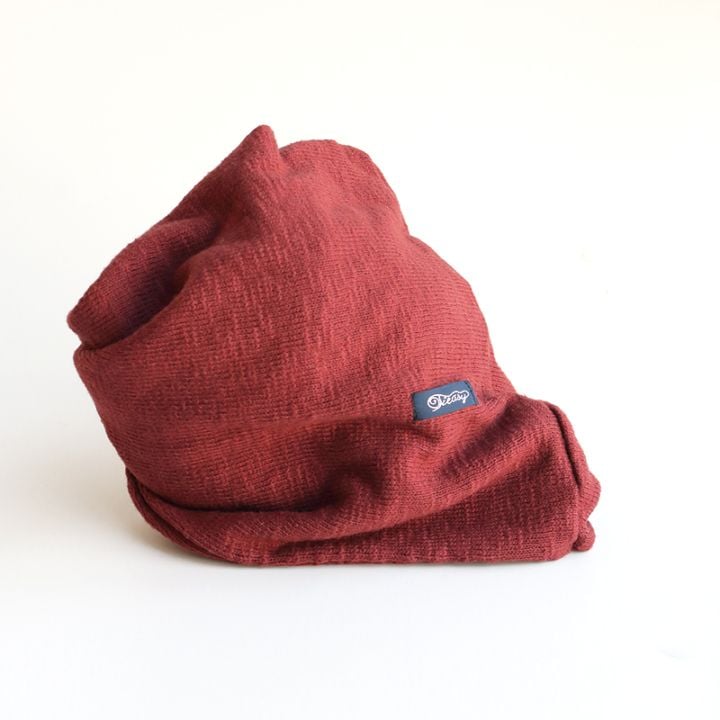 te0022snd DOUBLE FACE SNOOD BURGUNDY