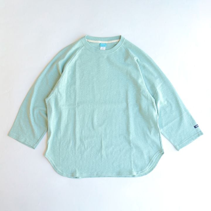 te001LT-CR34 HDCS LIGHT RAGLAN 3/4 CREW-T ANTIQUE GREY