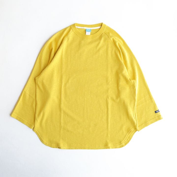 te001LT-CR34 HDCS LIGHT RAGLAN 3/4 CREW-T CUSTARD