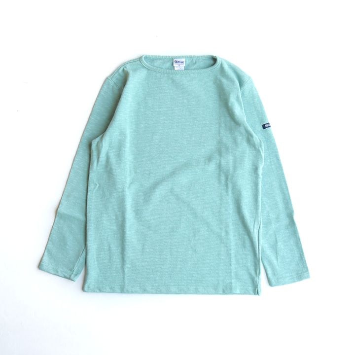 te001 HDCS BOATNECK BASQUE SHIRT ANTIQUE GREY