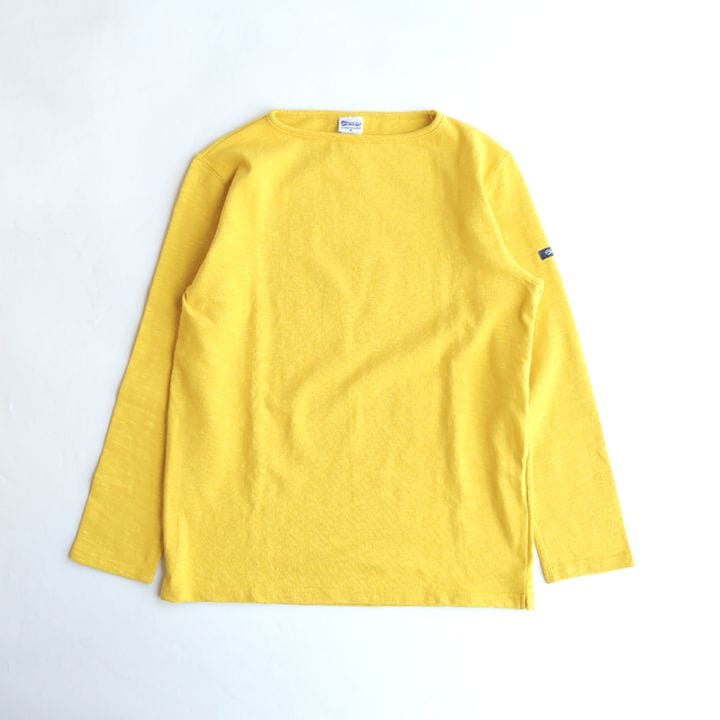 te001 HDCS BOATNECK BASQUE SHIRT CUSTARD