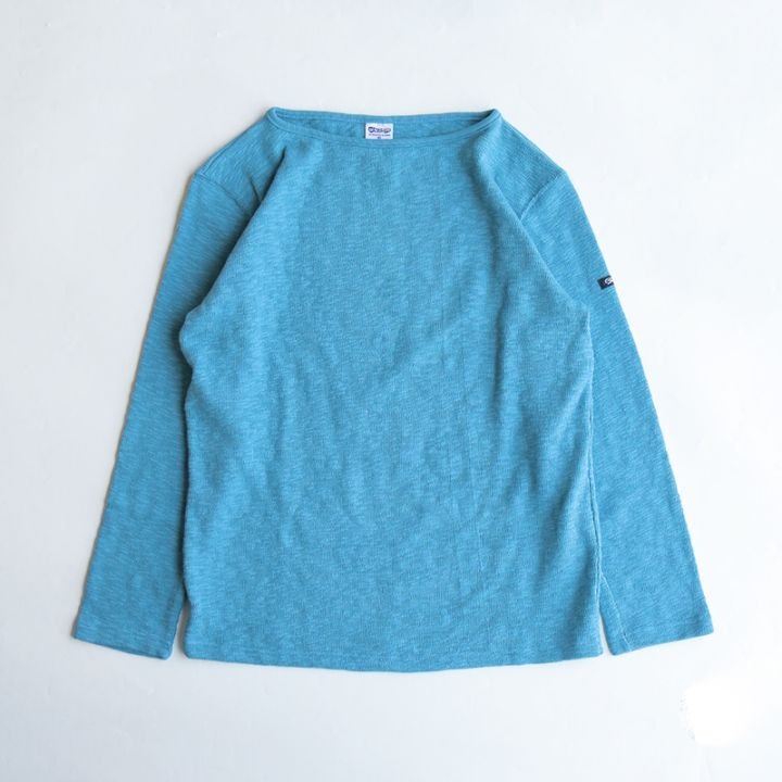 te002 TIEASY ORIGINAL BOATNECK SHIRT SKY