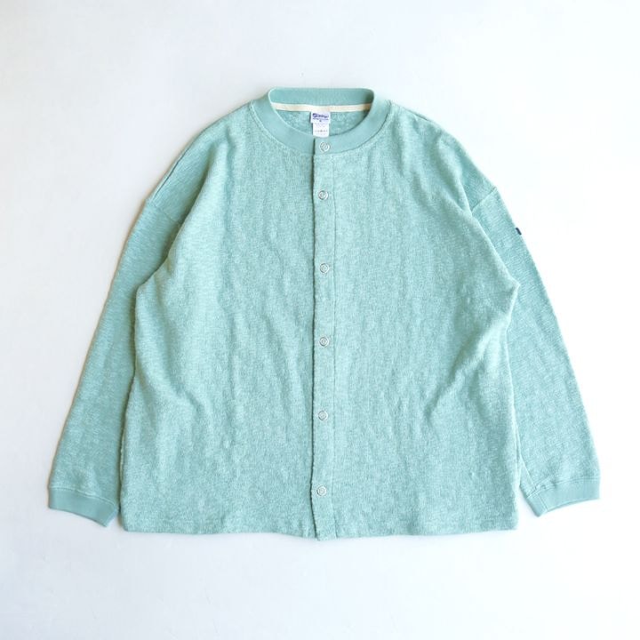 te002-SCDS-N Tieasy ORIGINAL SNAP CARDIGAN ANTIQUE GREY