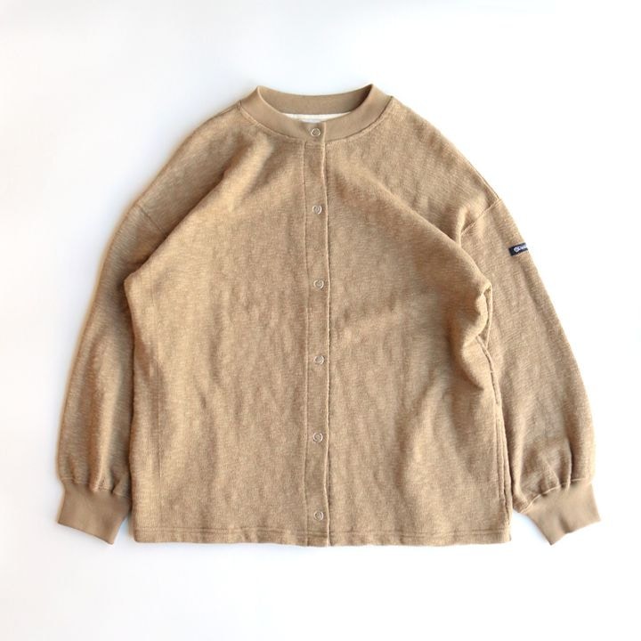 te002L-SCD Tieasy ORIGINAL  LADY’S SNAP CARDIGAN MOCA