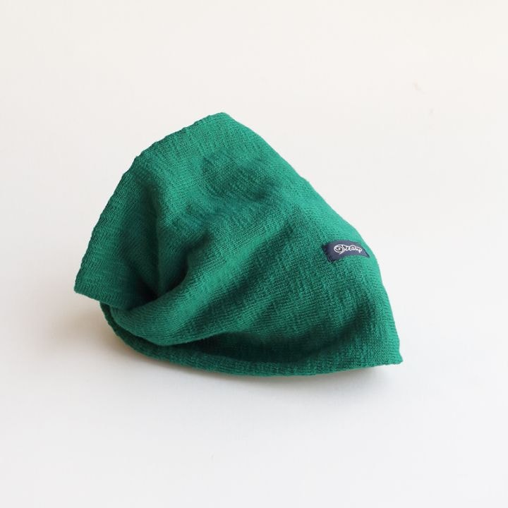 te0022snd DOUBLE FACE SNOOD 80S GREEN