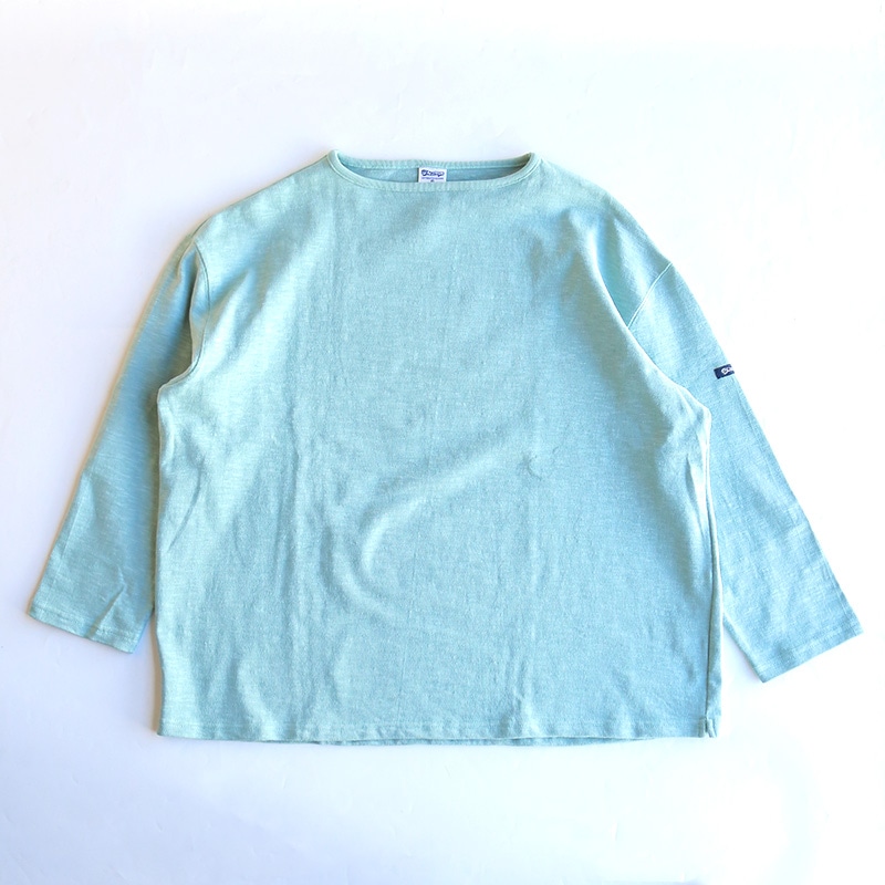 te001bg HDCS BIG BOATNECK SHIRT ANTIQUE GREY