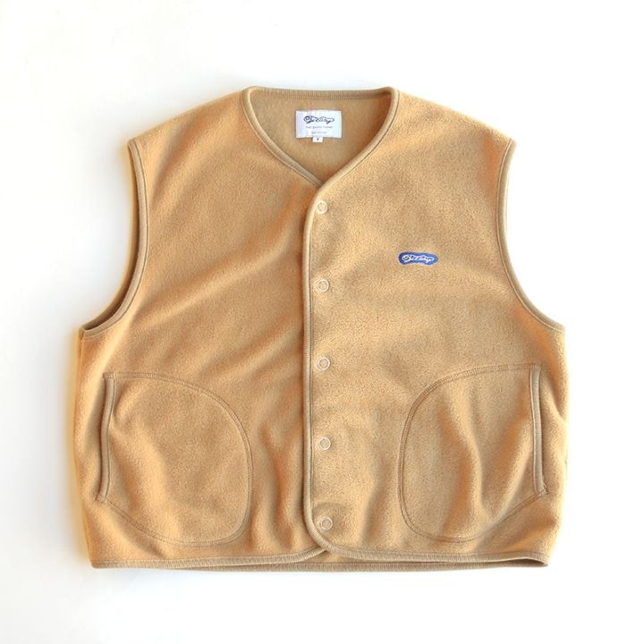 te0-33 TIEASY ANTI PILLING FLEECE VEST MOCA