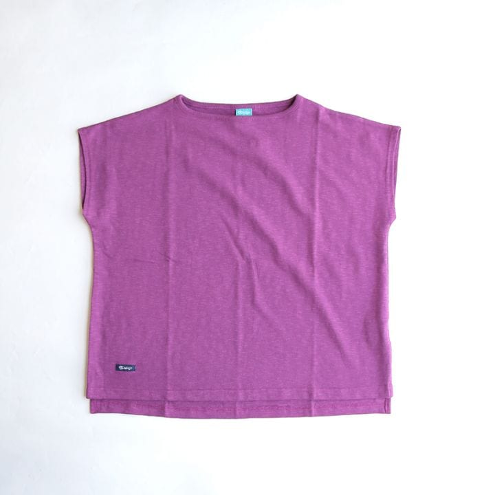 te001LT-FS HDCS LIGHT FRENCH SLEEVE T RASPBERRY