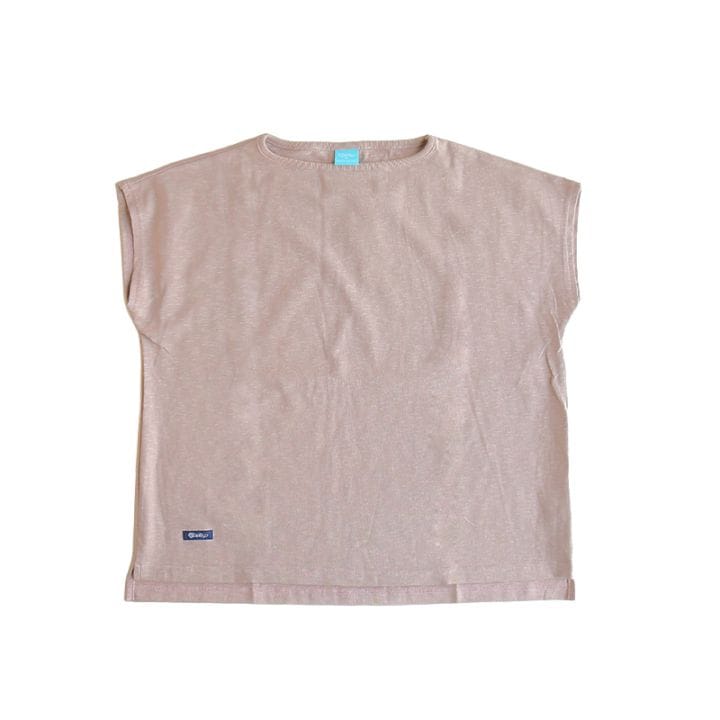 te001LT-FS HDCS LIGHT FRENCH SLEEVE T NUDE BEIGE