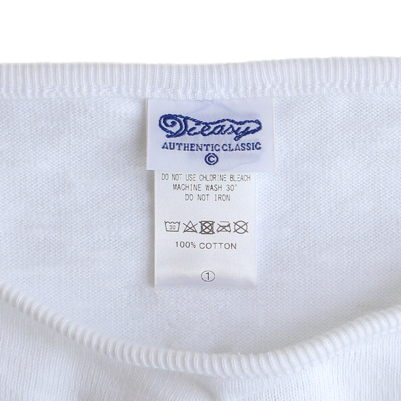 te001ds-bdkss HDCD KATANUKI DROP SHOULDER WHITE × ROYAL BLUE