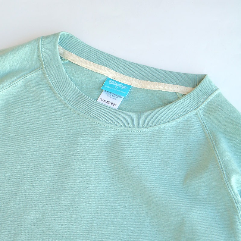 te001LT-CR34 HDCS LIGHT RAGLAN 3/4 CREW-T ANTIQUE GREY