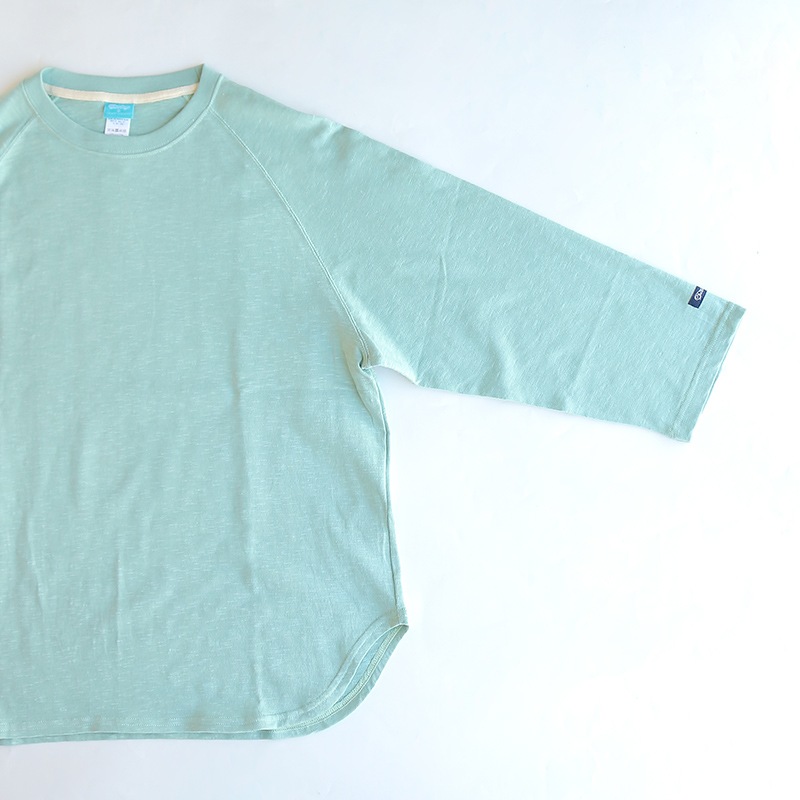 te001LT-CR34 HDCS LIGHT RAGLAN 3/4 CREW-T ANTIQUE GREY