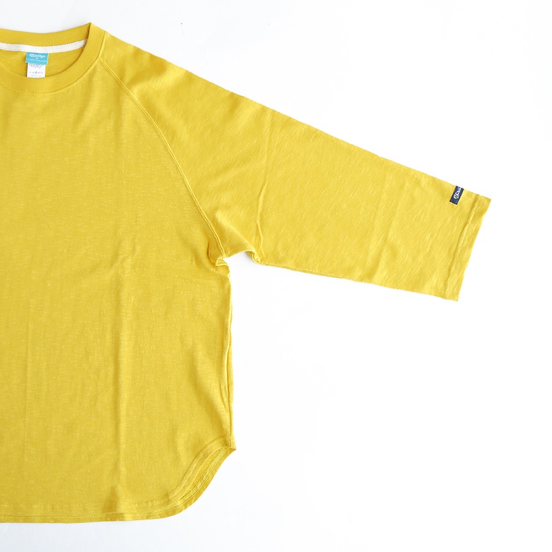 te001LT-CR34 HDCS LIGHT RAGLAN 3/4 CREW-T CUSTARD