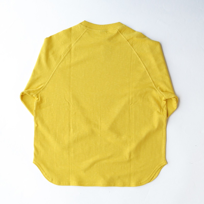 te001LT-CR34 HDCS LIGHT RAGLAN 3/4 CREW-T CUSTARD