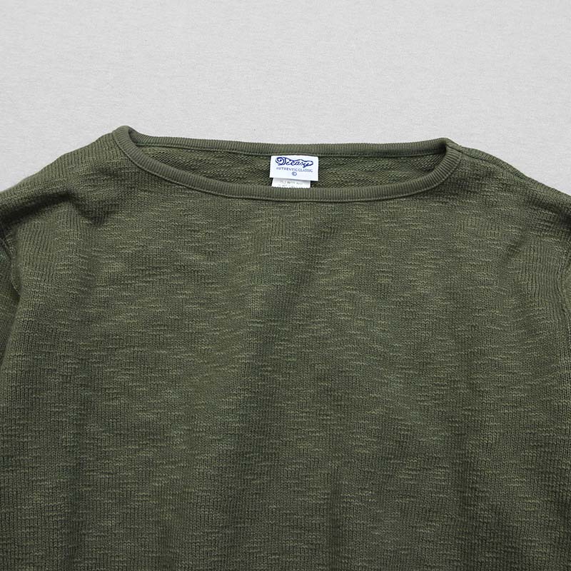 te002 Tieasy ORIGINAL BOATNECK SHIRT MILITARY GREEN