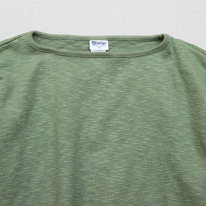 te002 Tieasy ORIGINAL BOATNECK SHIRT TEA GREEN