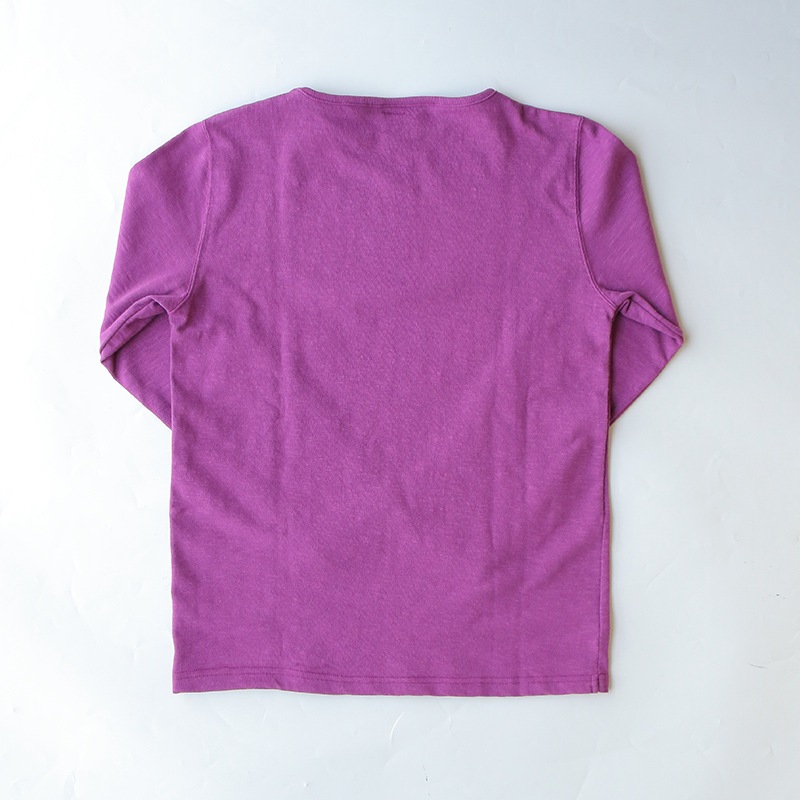 te001 HDCS BOATNECK BASQUE SHIRT RASPBERRY