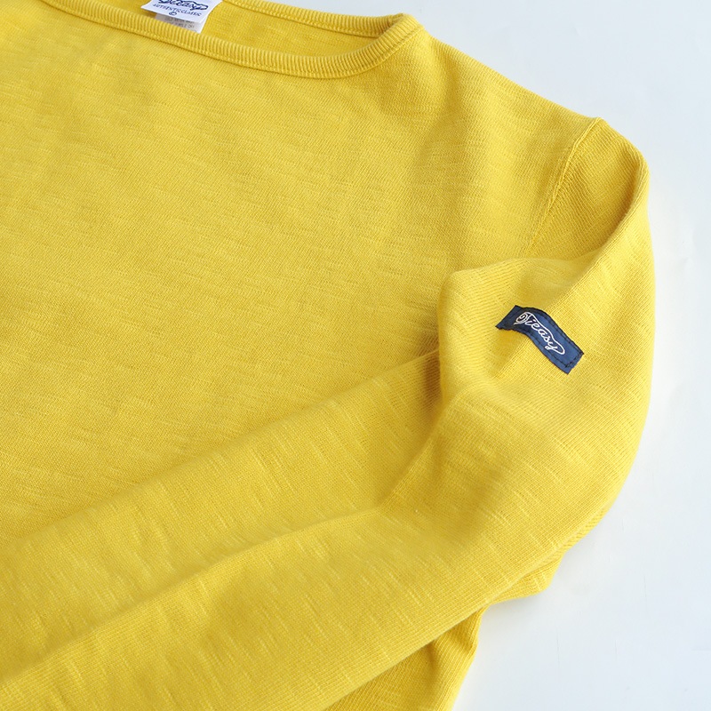 te001 HDCS BOATNECK BASQUE SHIRT CUSTARD