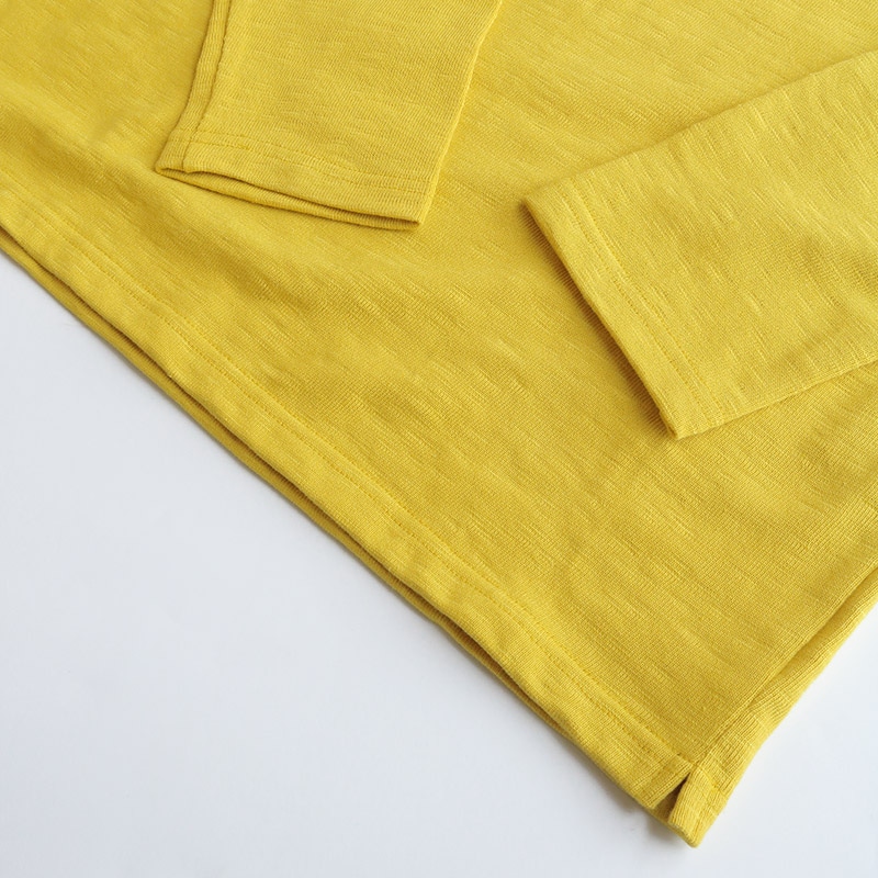 te001 HDCS BOATNECK BASQUE SHIRT CUSTARD