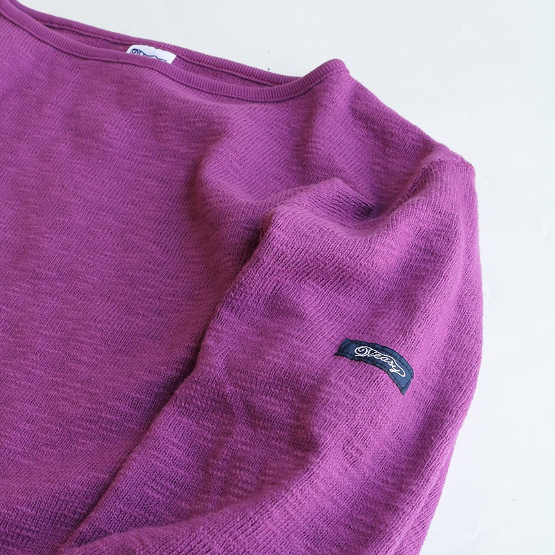 te002 TIEASY ORIGINAL BOATNECK SHIRT RASPBERRY