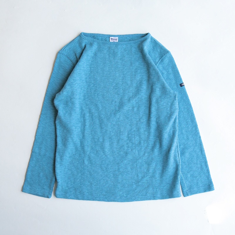 te002 TIEASY ORIGINAL BOATNECK SHIRT SKY
