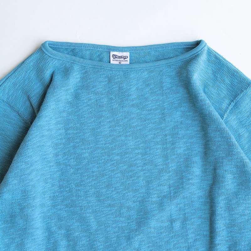 te002 TIEASY ORIGINAL BOATNECK SHIRT SKY