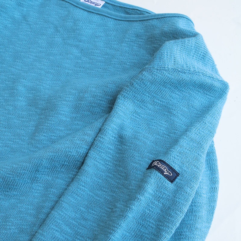 te002 TIEASY ORIGINAL BOATNECK SHIRT SKY